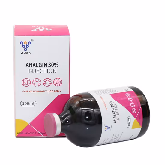 Veterinary Medicine 30% Analgin Injection for Animal Use