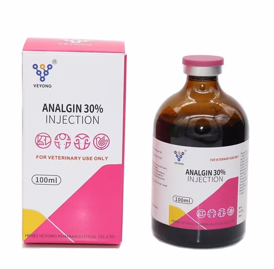 Veterinary Medicine 30% Analgin Injection for Animal Use